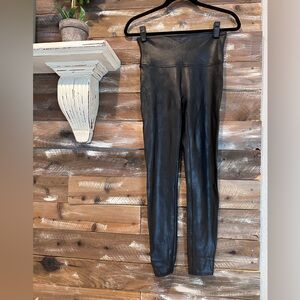 SPANX- Faux Leather Leggings